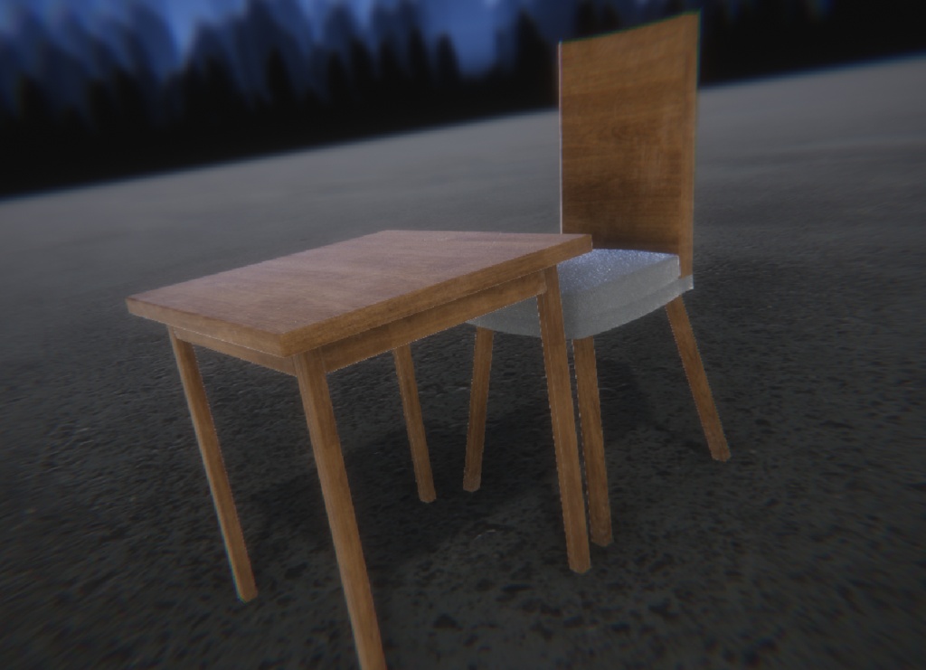 【VRC想定/3Dプロップ】家具(Furniture)/ lilToon対応