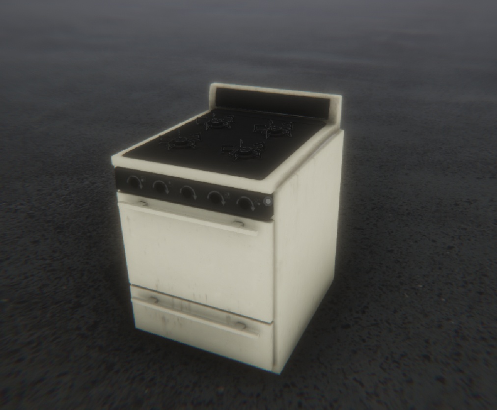 【VRC想定/3Dプロップ】キッチンストーブ(KitchenStove)/ lilToon対応