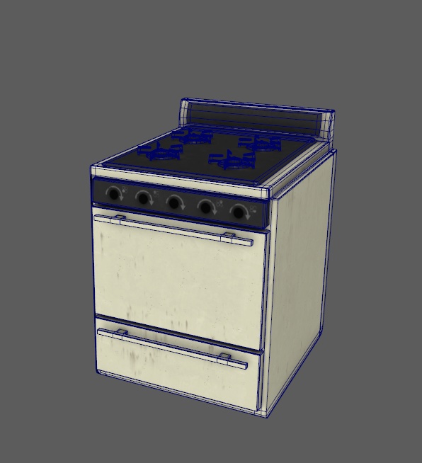 【VRC想定/3Dプロップ】キッチンストーブ(KitchenStove)/ lilToon対応