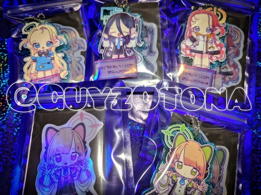 ブルアカ　アクリルキーホルダーSET①　【再生産分】