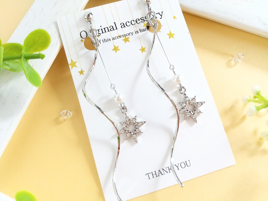 星のイヤリング
