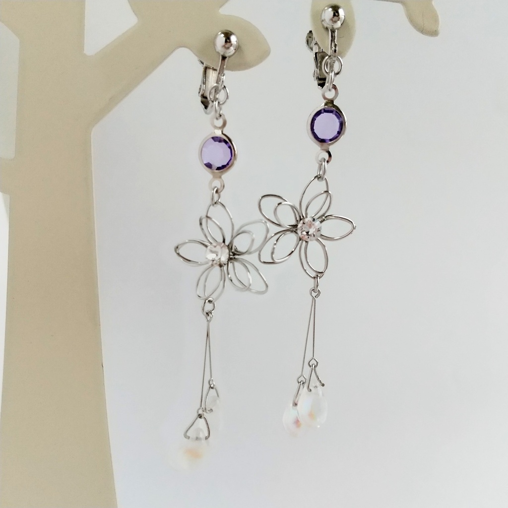 お花のイヤリング(ピアス)