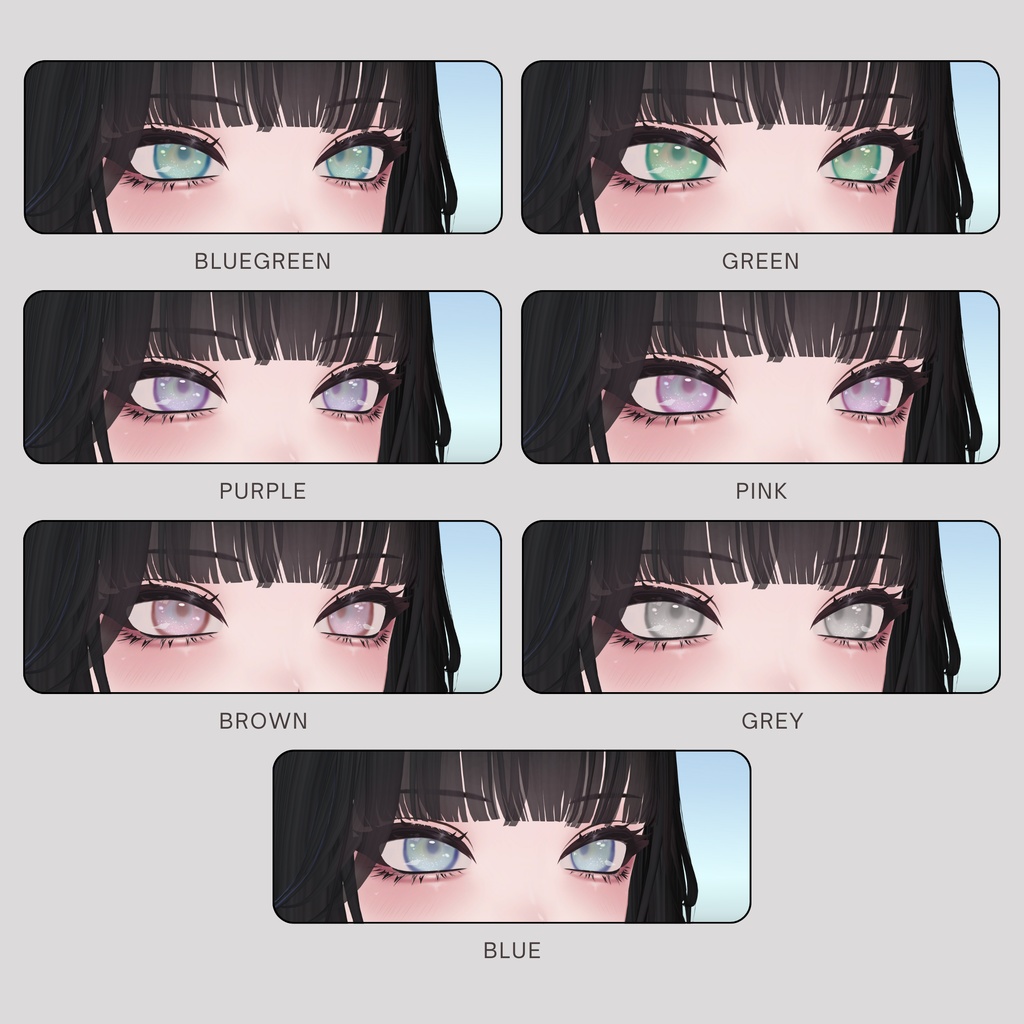 【2アバター対応】Purupuru Eye