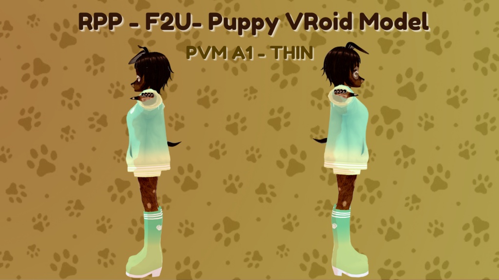 RPP - F2U - Puppy VRoid Model
