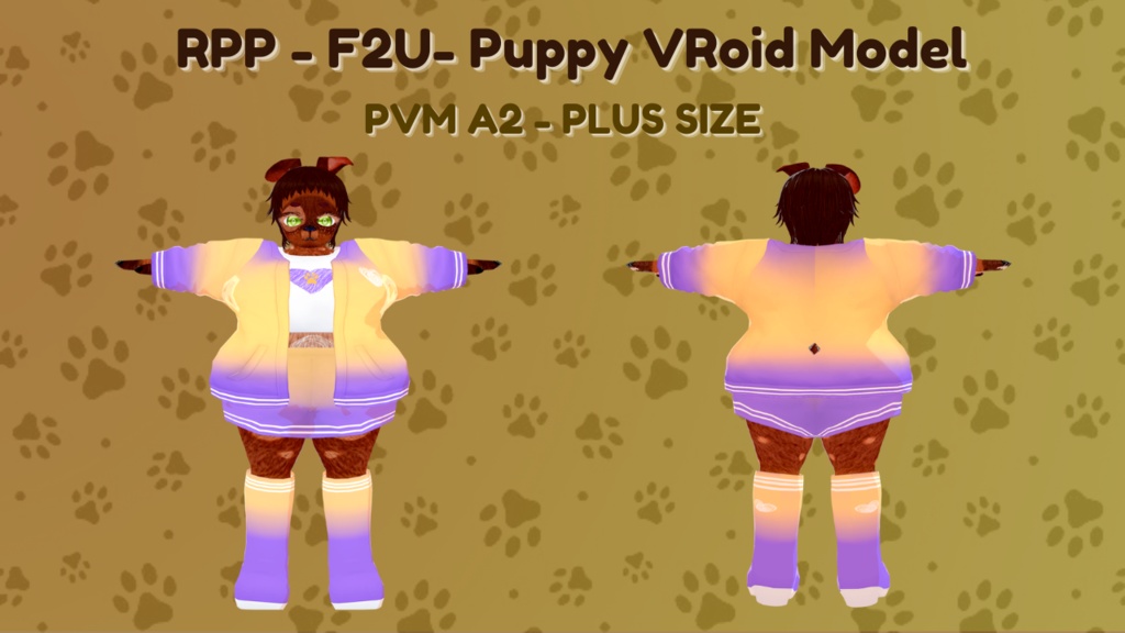 RPP - F2U - Puppy VRoid Model