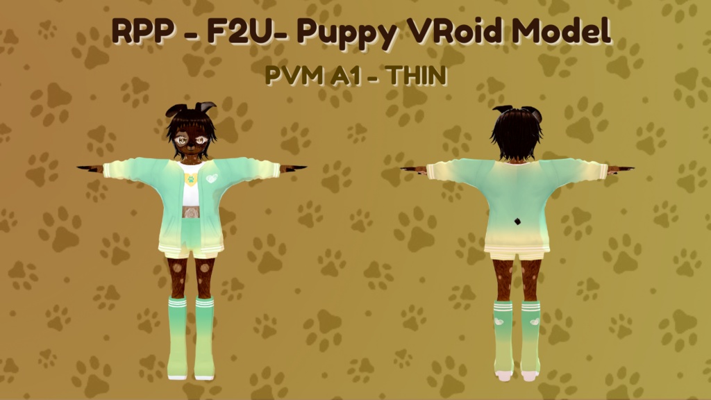 RPP - F2U - Puppy VRoid Model