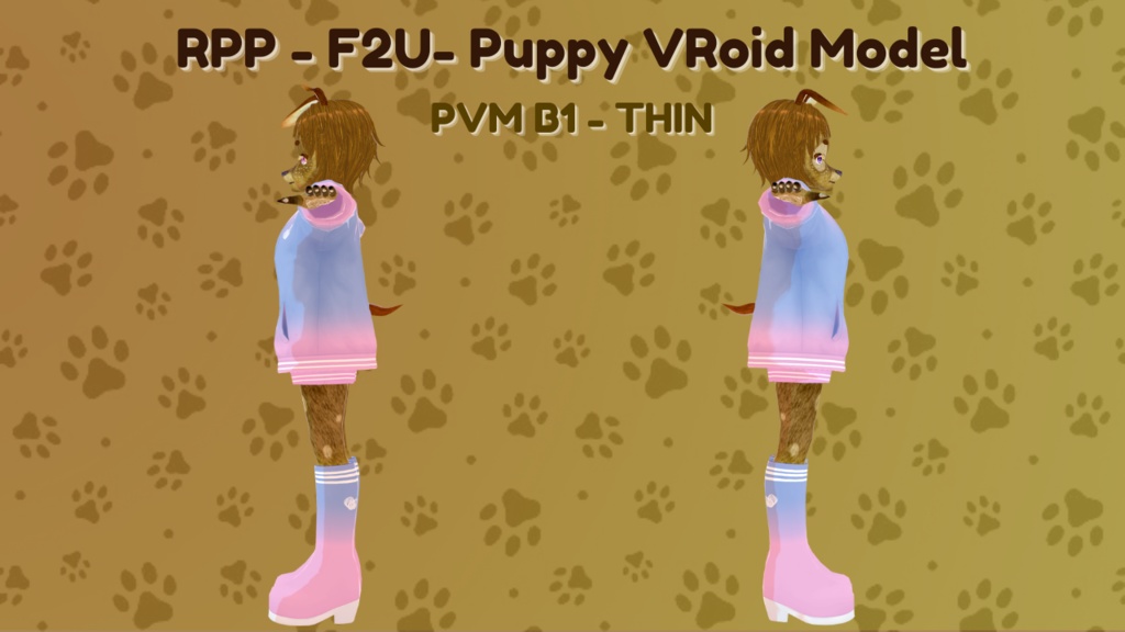 RPP - F2U - Puppy VRoid Model