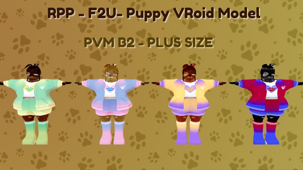 RPP - F2U - Puppy VRoid Model