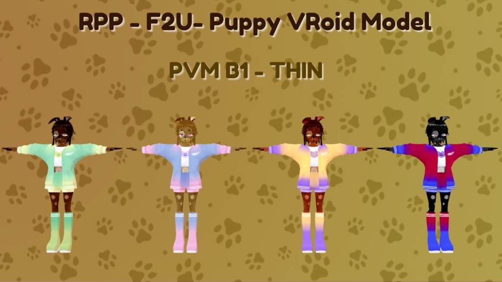 RPP - F2U - Puppy VRoid Model