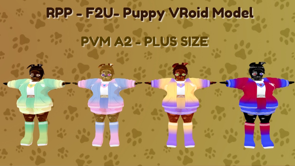RPP - F2U - Puppy VRoid Model