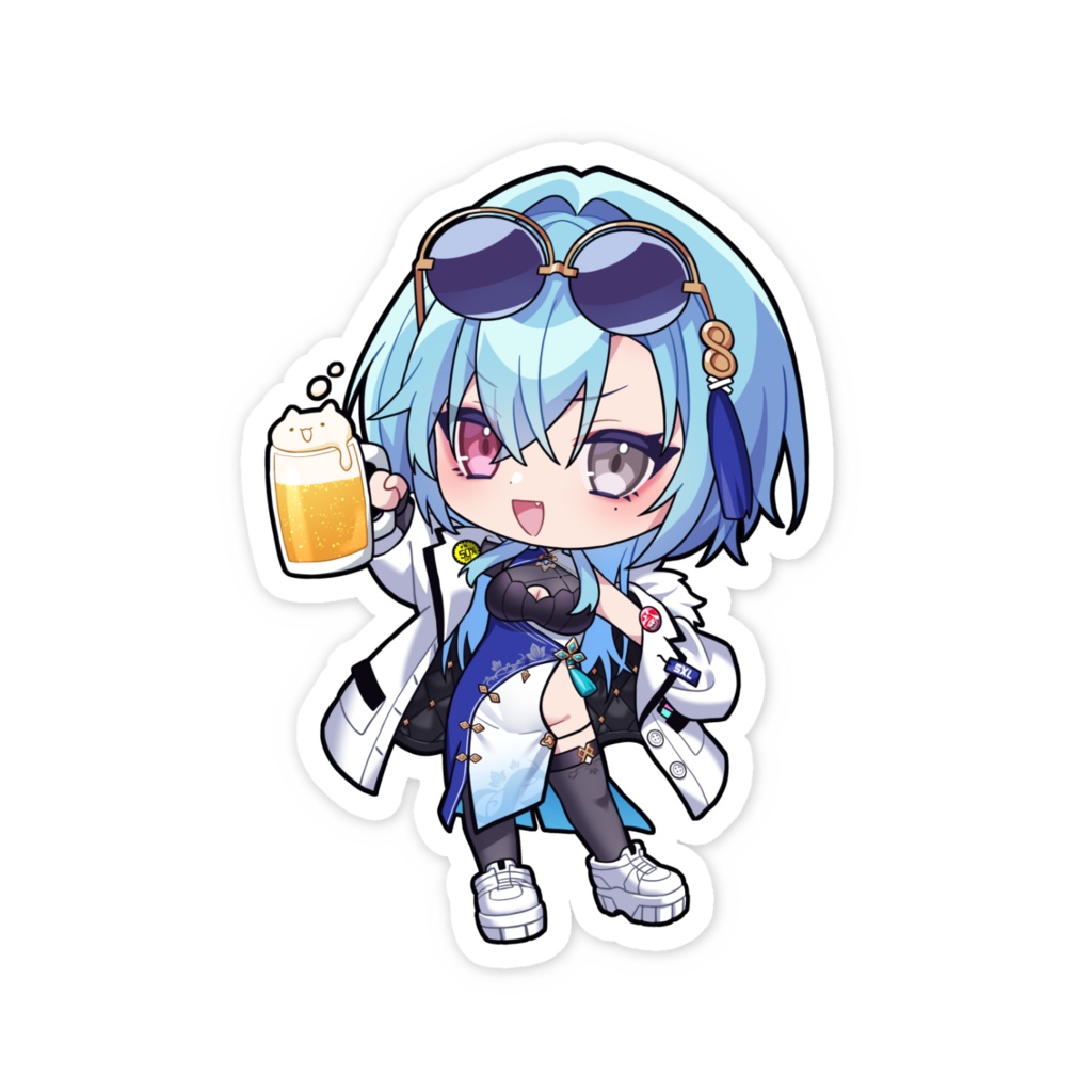 【非公式】春雨麗女スマホステッカー