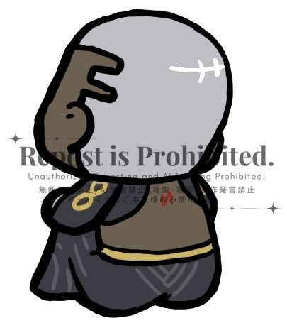 小さな黒弓アクリルスタンド