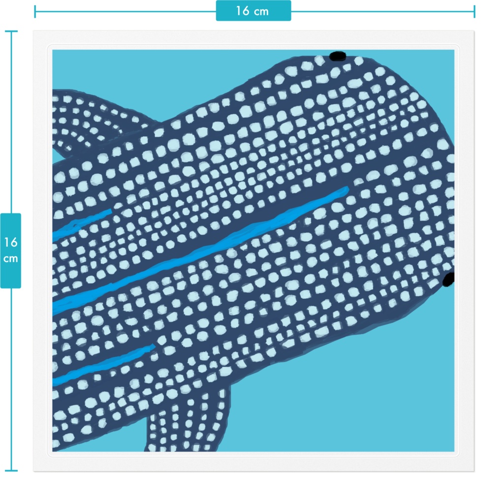 ジンベエザメステッカー