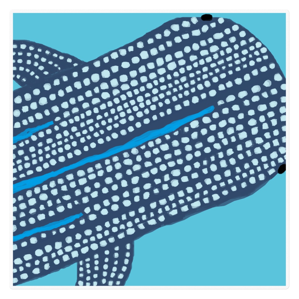 ジンベエザメステッカー