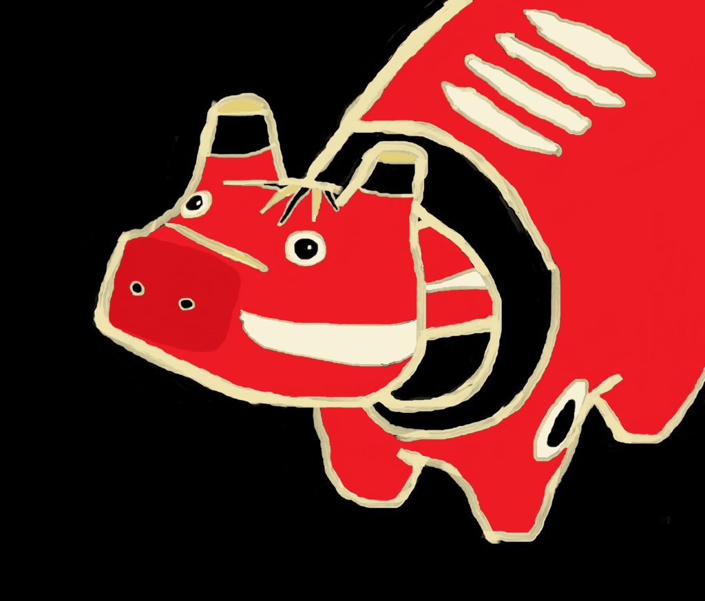 赤べこトートバッグ