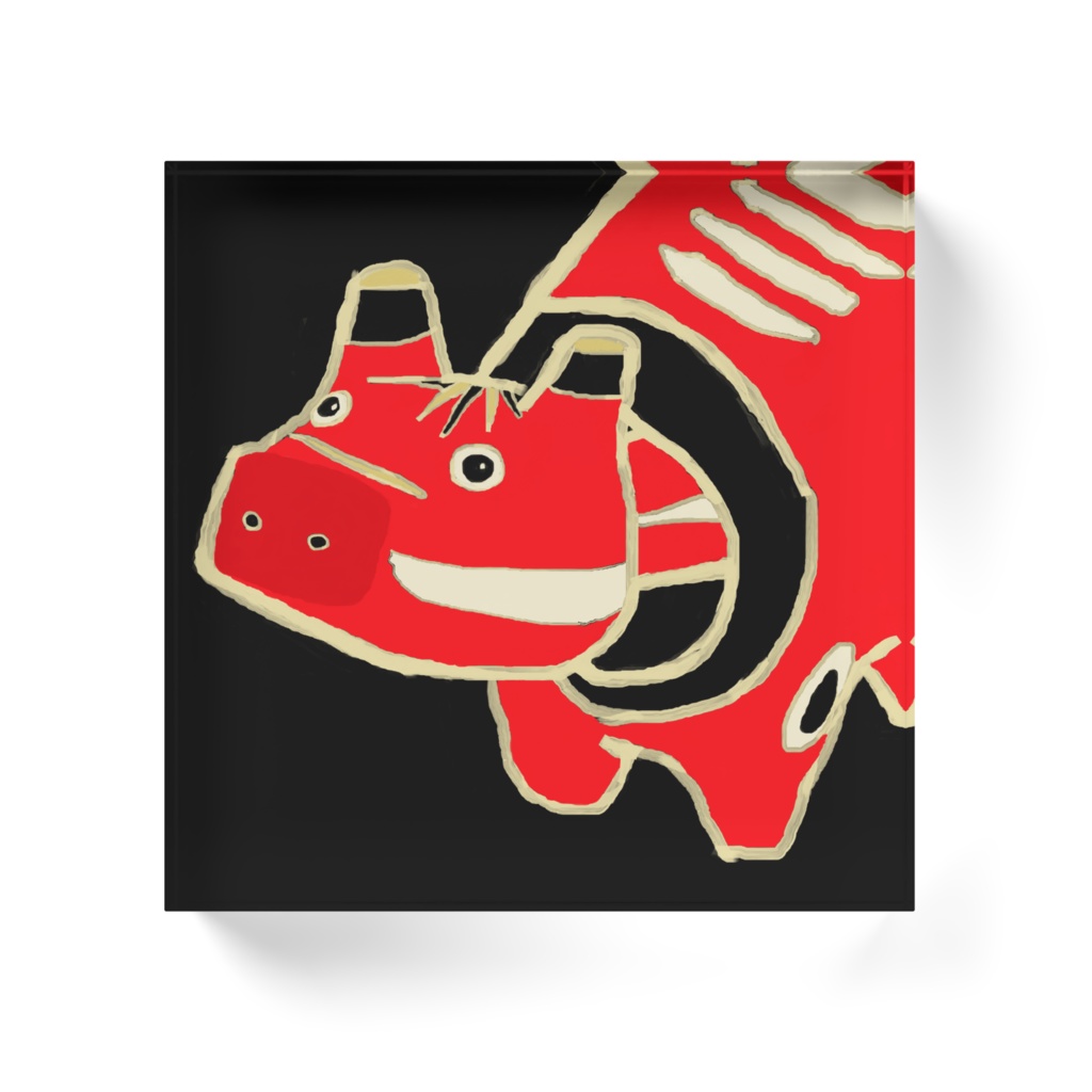 赤べこブロック