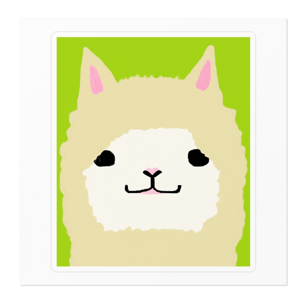 アルパカステッカー