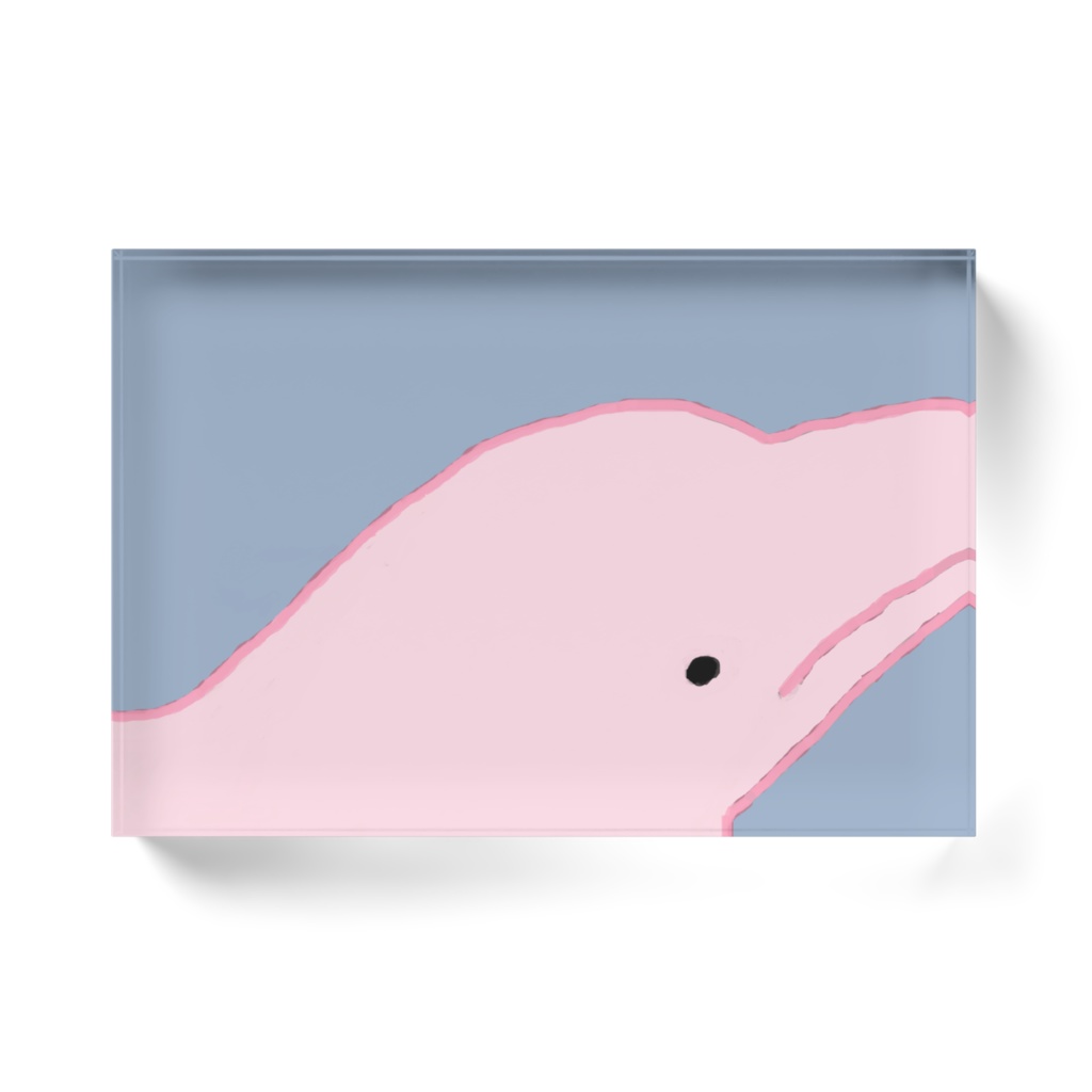 ピンクイルカブロック