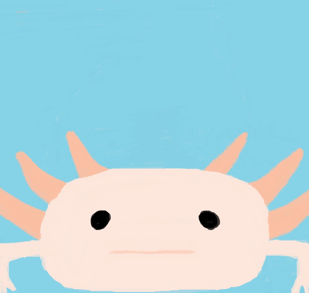 ウーパールーパースマホリング