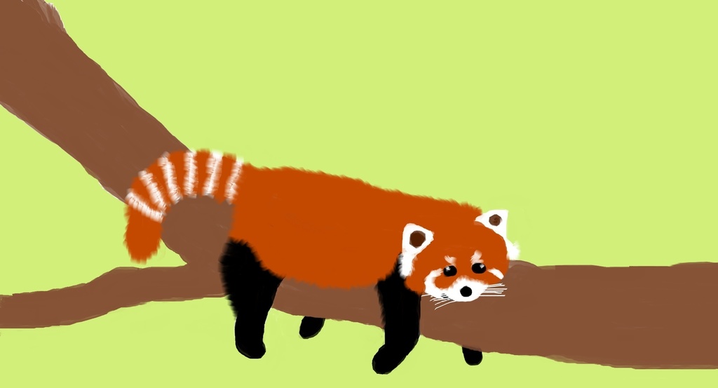 レッサーパンダバッグ