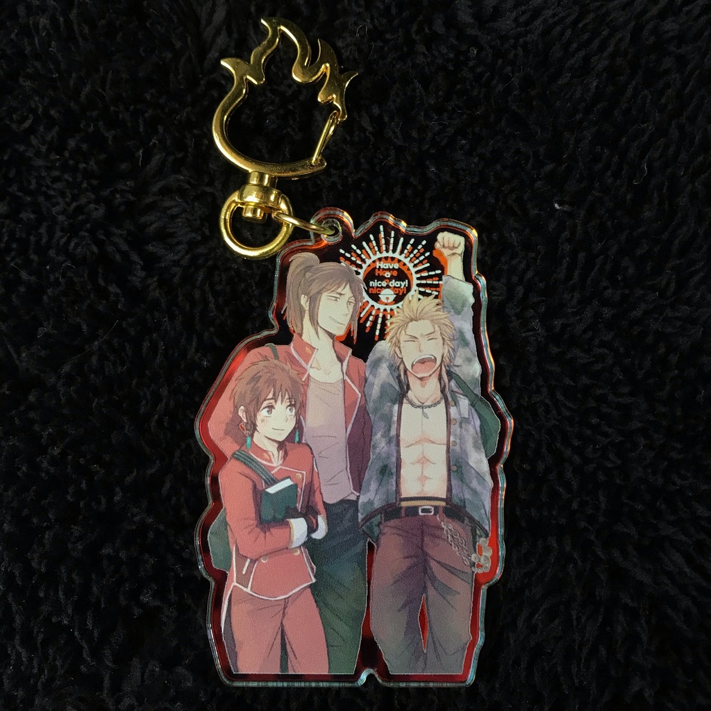 甘凌陸いつも一緒アクリルキーホルダー