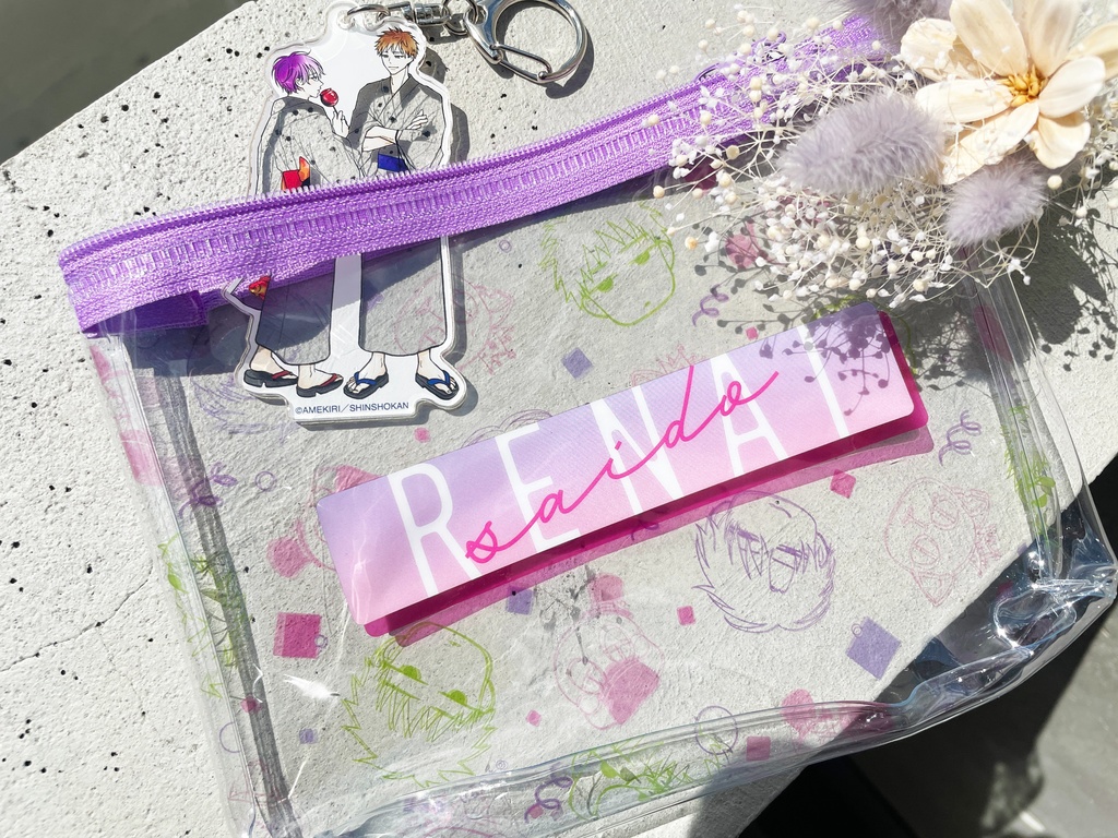 あめきり×STELLAMAP Cafe クリアポーチ(全3種)