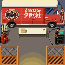 魔都紅色幽撃隊　ピクスク用　店舗背景