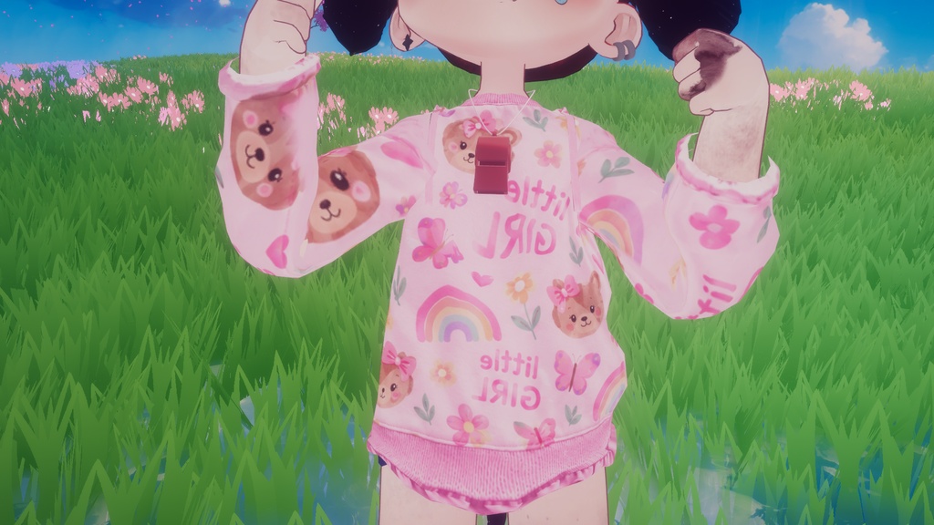Cute Oversized Sweater & Pajamas (Mamemfriends by Dagrario)