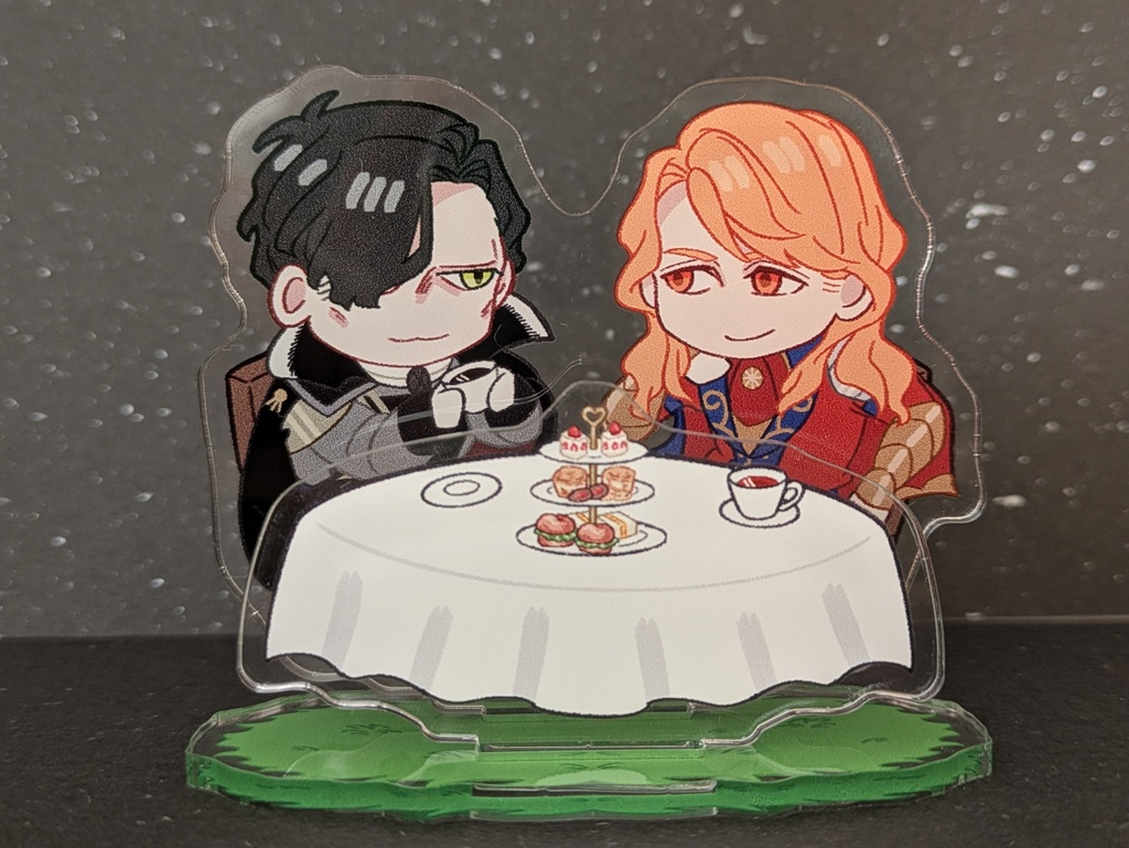 ヒューフェルお茶会ジオラマ風アクスタ