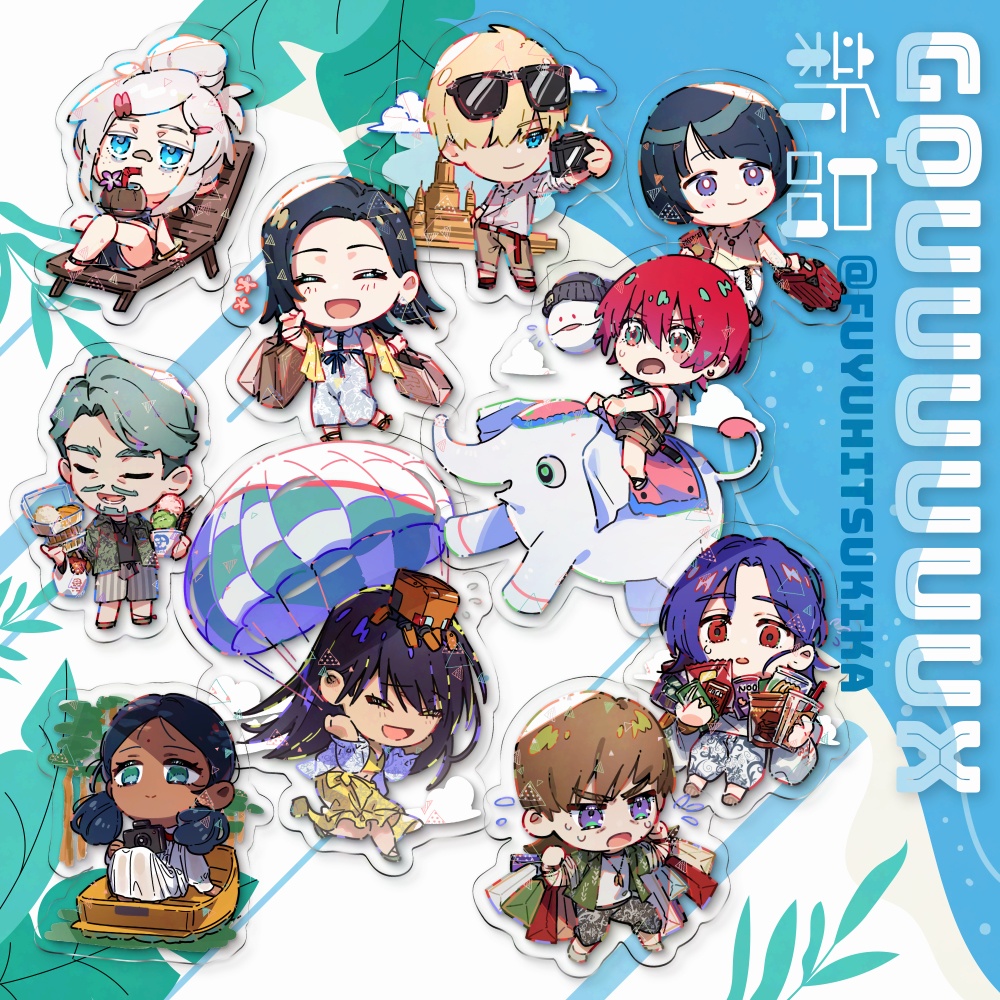 【GQuuuuuuX】タイ旅行テーマアクキー