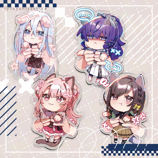 ねこちゃんニーゴアクキー