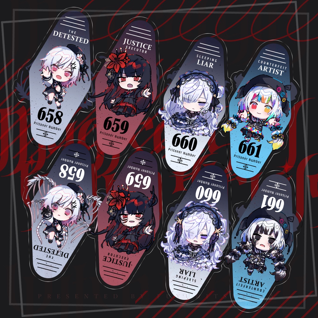 【8月分予約】まのさばプリズンアクキーvol.1
