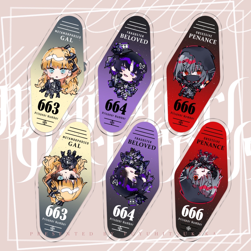 【9月分予約】まのさばプリズンアクキーvol.3