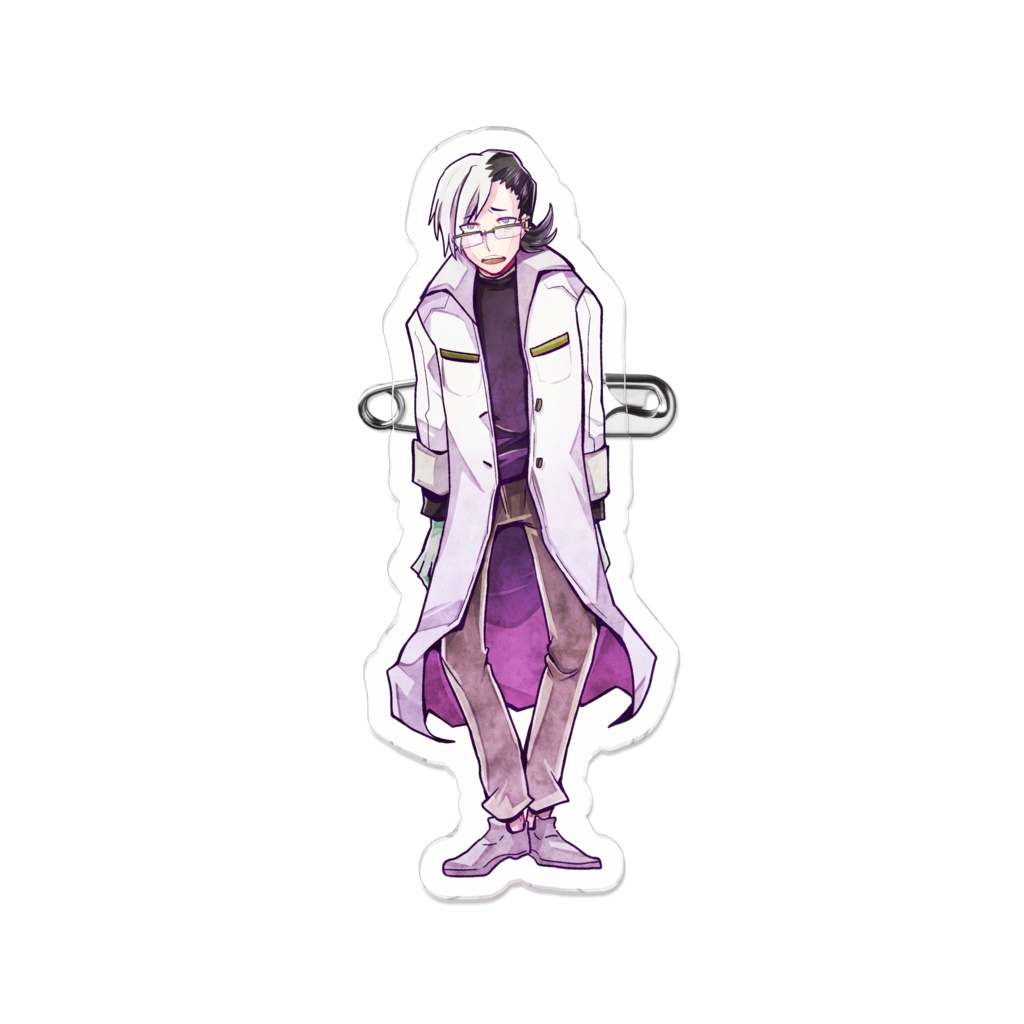 狼ゲーム 米森サトル アクリルバッチ