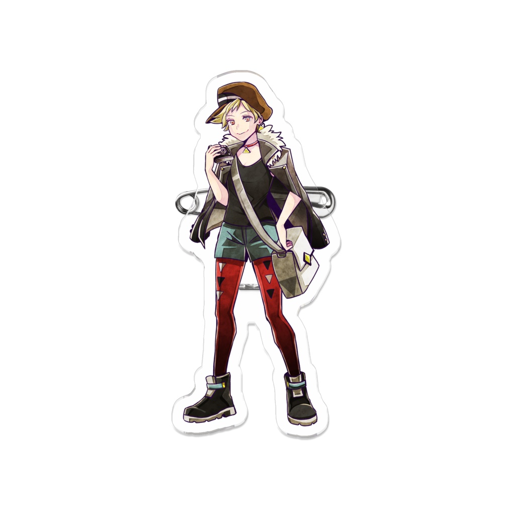 狼ゲーム 高山マキ アクリルバッチ