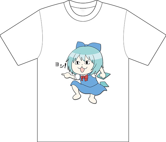 同人 Tシャツ 東方 86チルノ