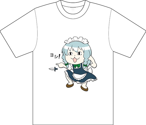 同人 Tシャツ 東方 90咲夜