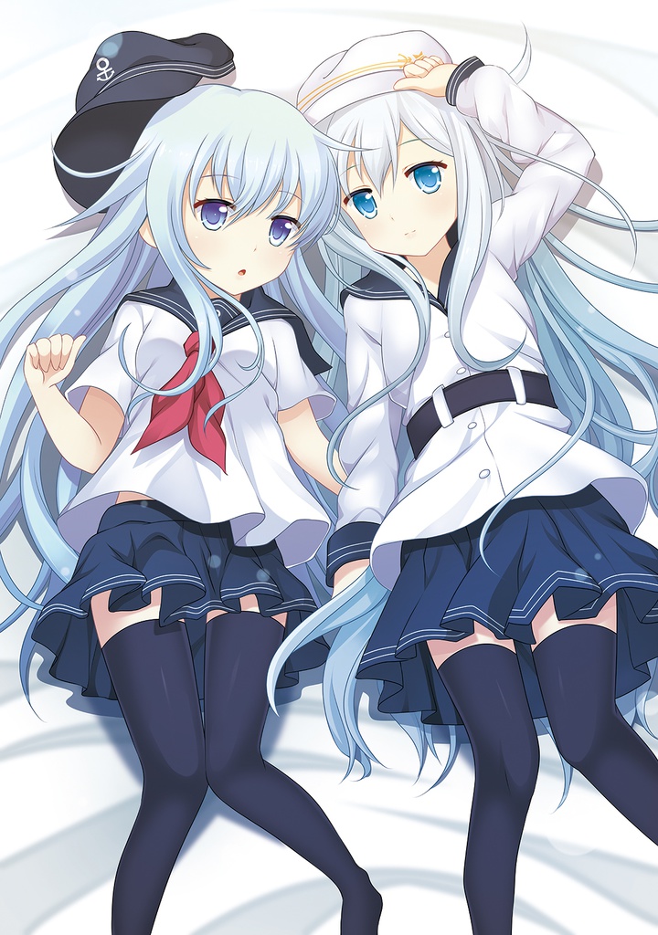 同人 艦隊これくしょん バスタオル 35 響&ヴェールヌイ