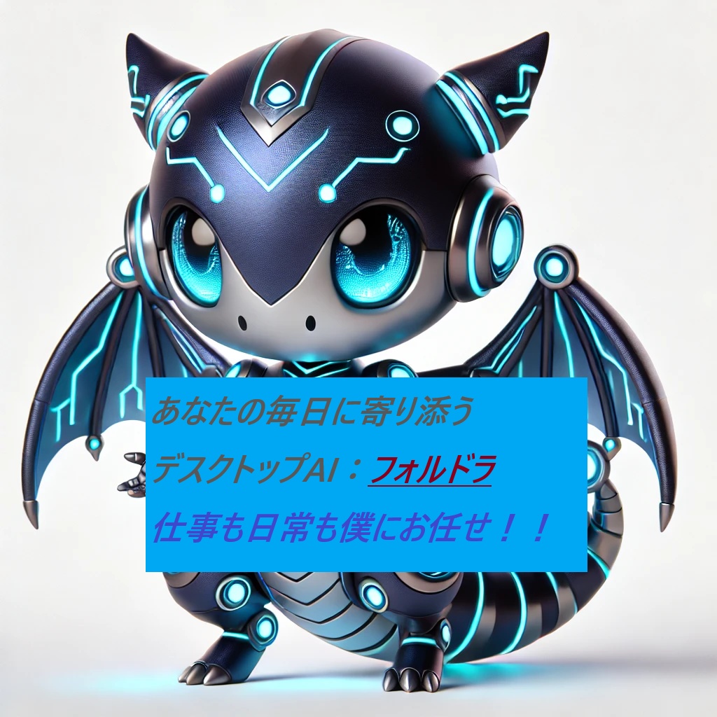 あなた専属のデスクトップAI『フォルドラv2.0』ベータ版 – 会話で癒しとサポート