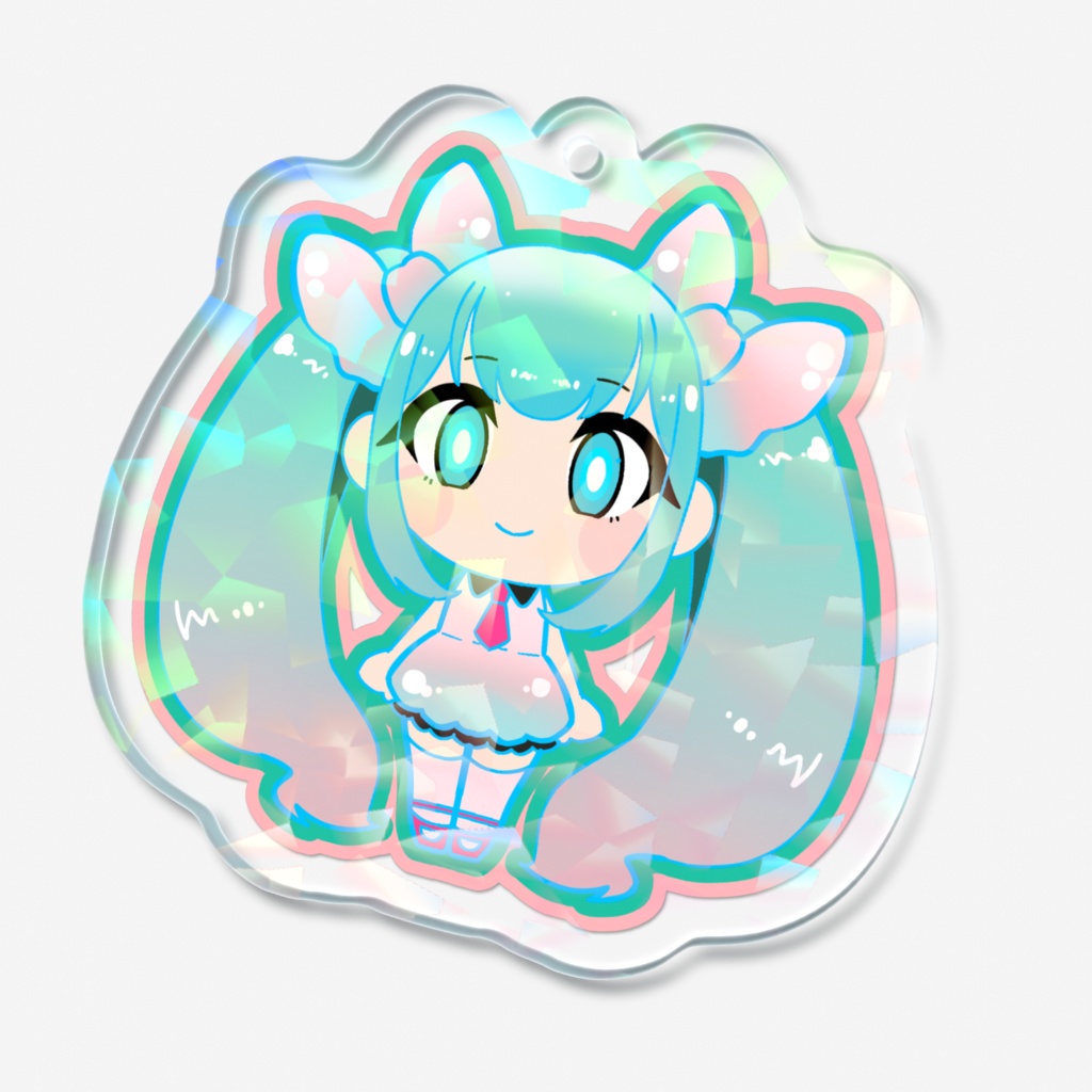 初音ミク ホログラムアクキー