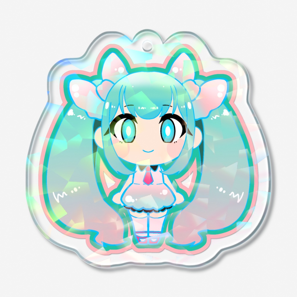 初音ミク ホログラムアクキー