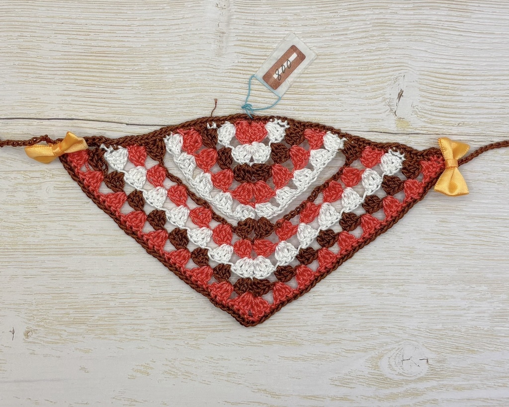 バブーシュカ(小・お耳だし)ピンク・茶