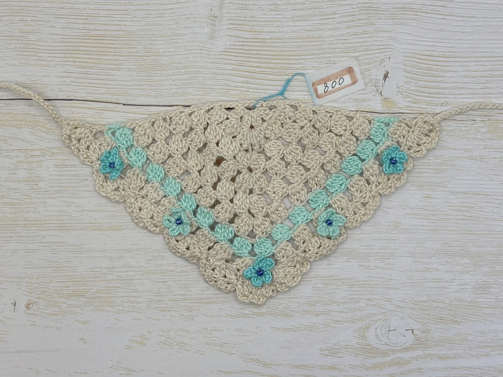 バブーシュカ(小)ベージュ・水色