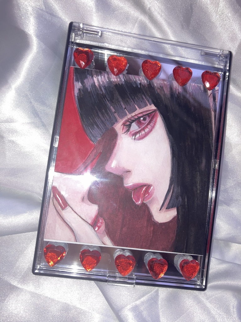 自己肯定感爆上げミラー🖤黒 🖤地獄🖤