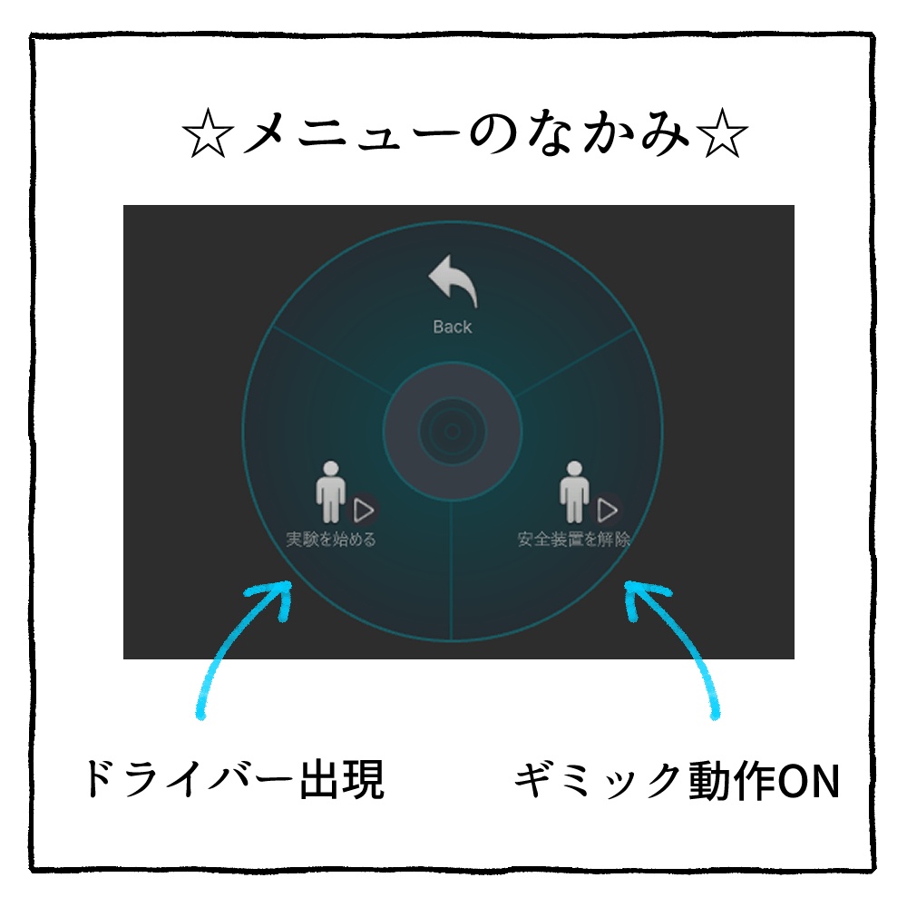 【VRC向けギミック】デーモンドライバー【ある実験の概念】