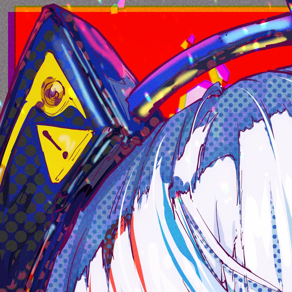 シルバーヘアーポートレート