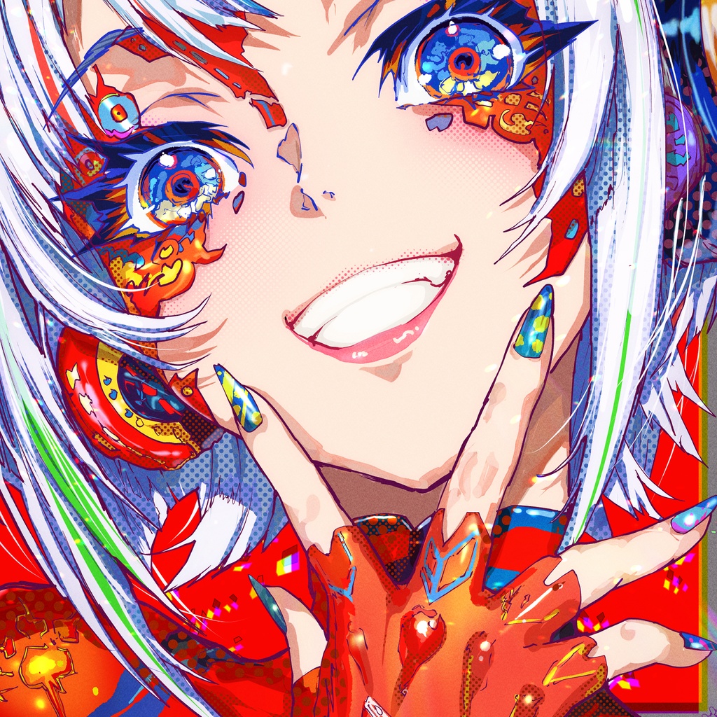 シルバーヘアーポートレート