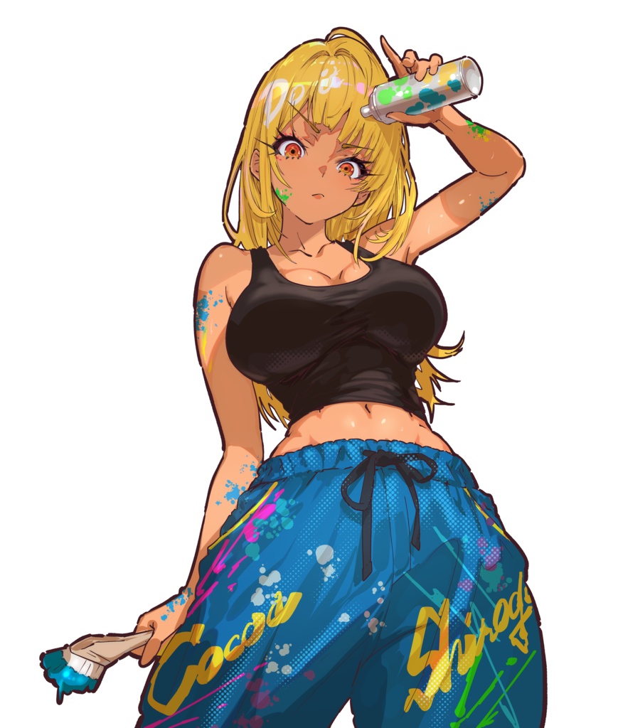 グラフィティここあ アクリルキーホルダー Graffiti Cocoa / Acrylic Keychain