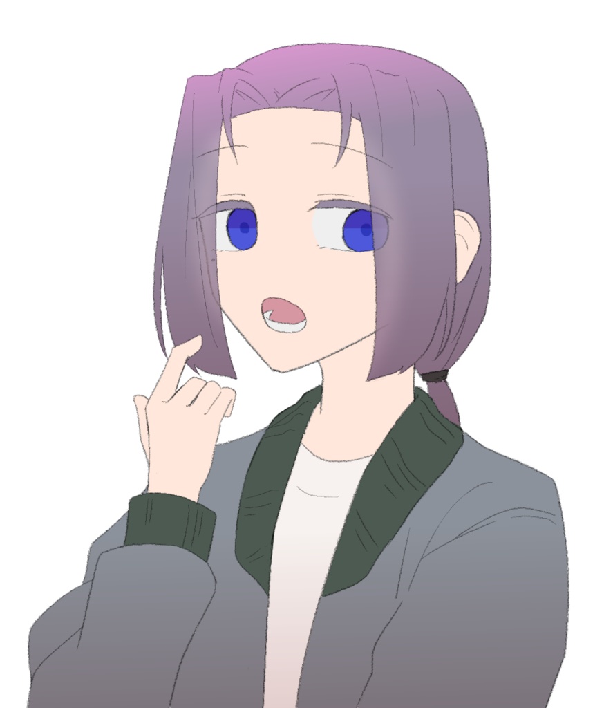 ②上半身・バストアップイラスト商品例