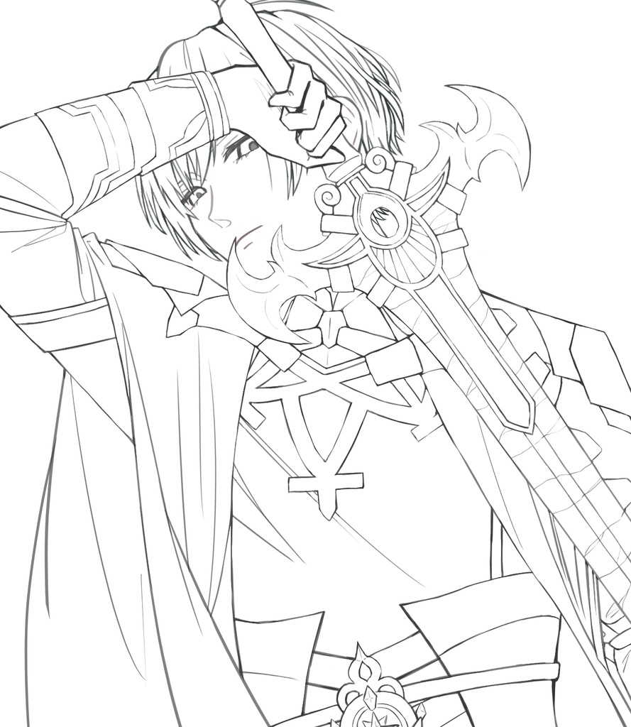 ③一枚絵(1~2人)イラスト商品例